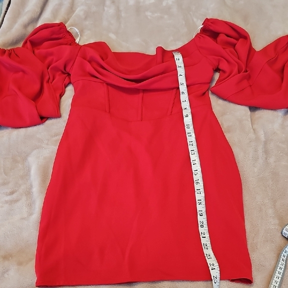 Princess Polly Lillie Long Sleeve Mini Dress Size 6 - Picture 9 of 10